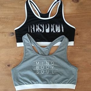 Women's Danskin sports bras 2 pack bundle